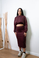 Carica immagine nel visualizzatore della galleria, Maglia Crop Over - AURA BORGOGNA