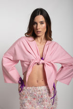 Carica immagine nel visualizzatore della galleria, CAMICIA CROP TALIA