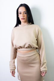 Maglia Crop Over - AURA SABBIA