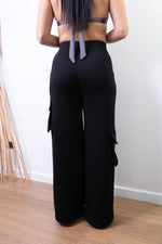 Carica immagine nel visualizzatore della galleria, Pantalone Cargo - DUNA NERO
