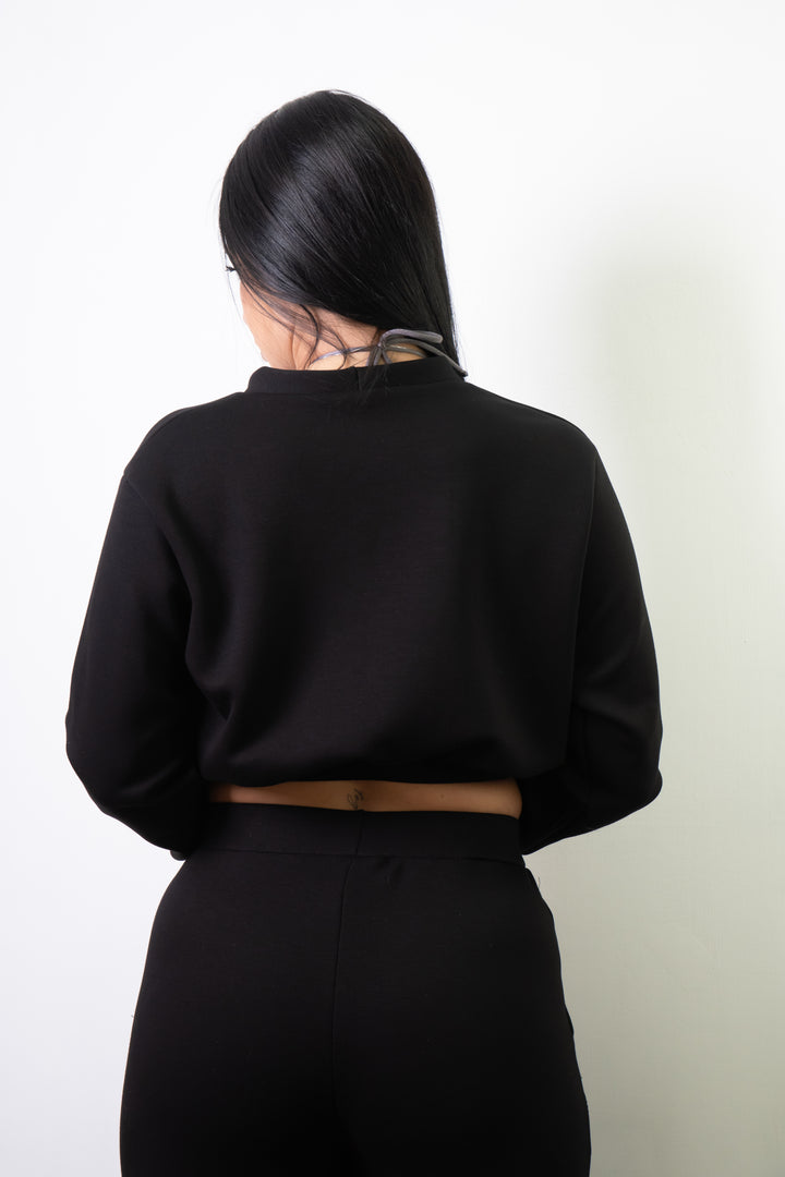 Maglia Crop Over - AURA NERO