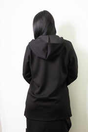 Felpa Hoodie - SOLEA NERO