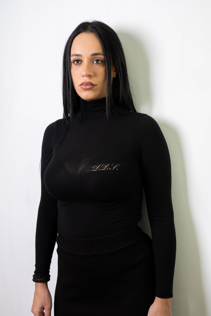 Maglietta in Cashmere - LUMA NERO