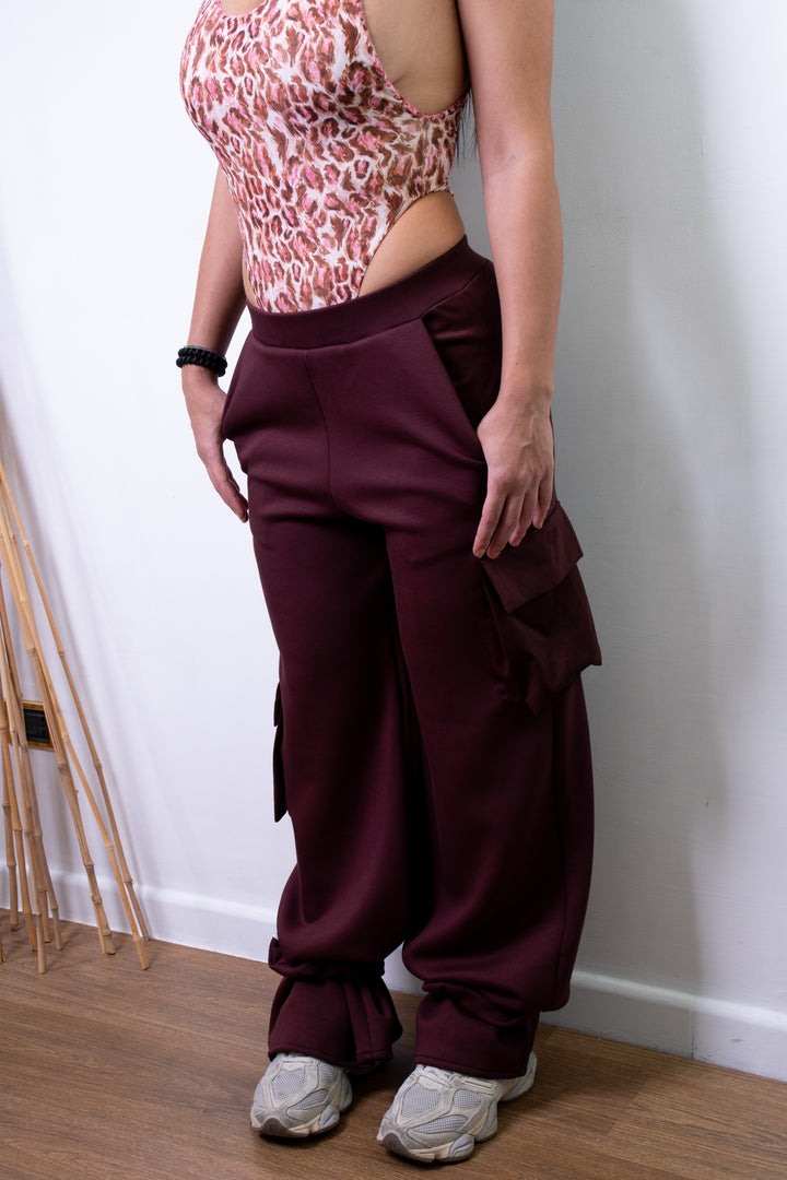 Pantalone Cargo - DUNA BORGOGNA