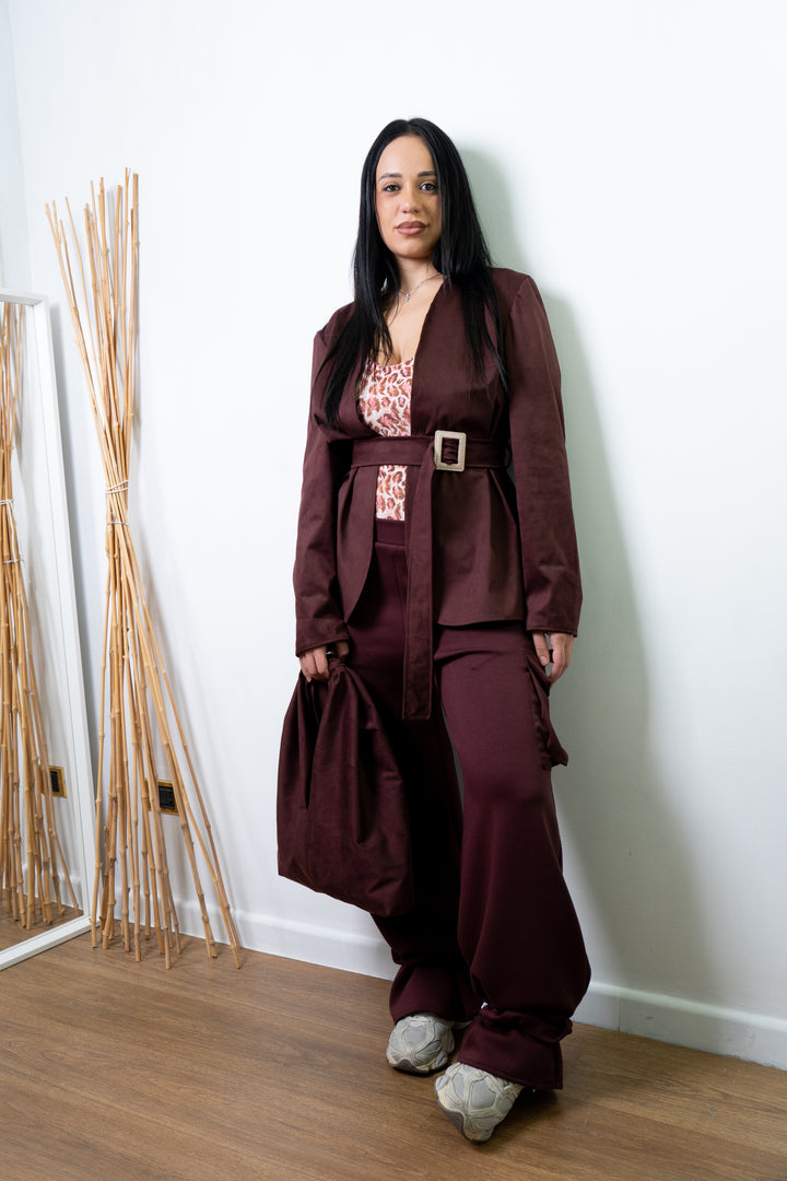 Pantalone Cargo - DUNA BORGOGNA