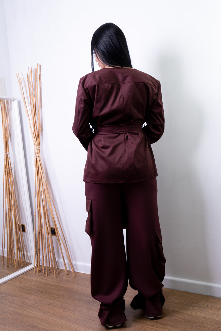 Pantalone Cargo - DUNA BORGOGNA