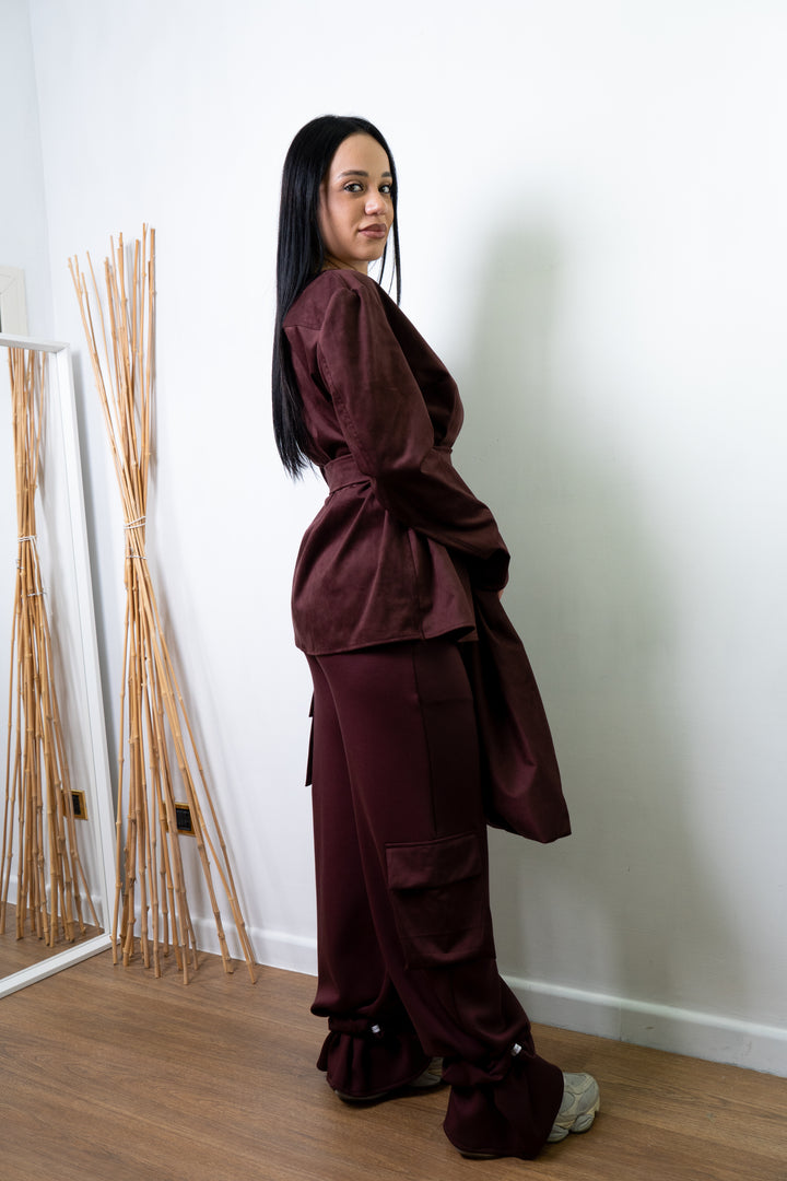 Pantalone Cargo - DUNA BORGOGNA